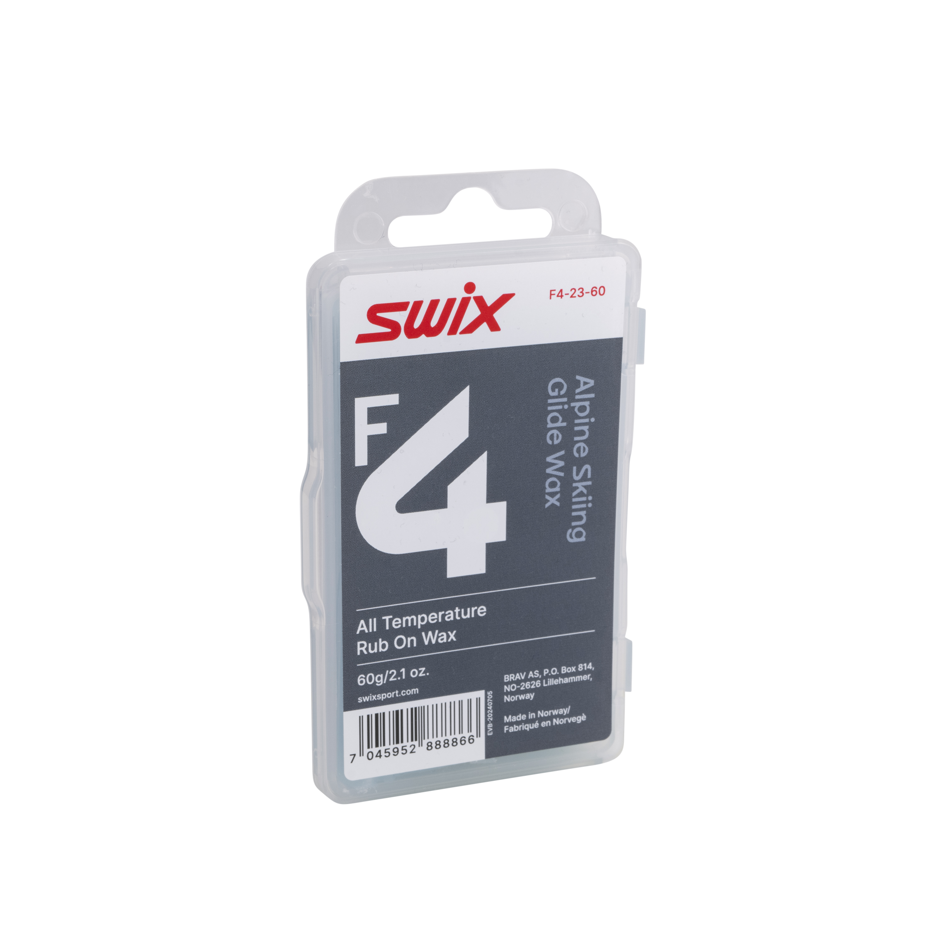 F4 Glidewax Rub-on w/cork 60g