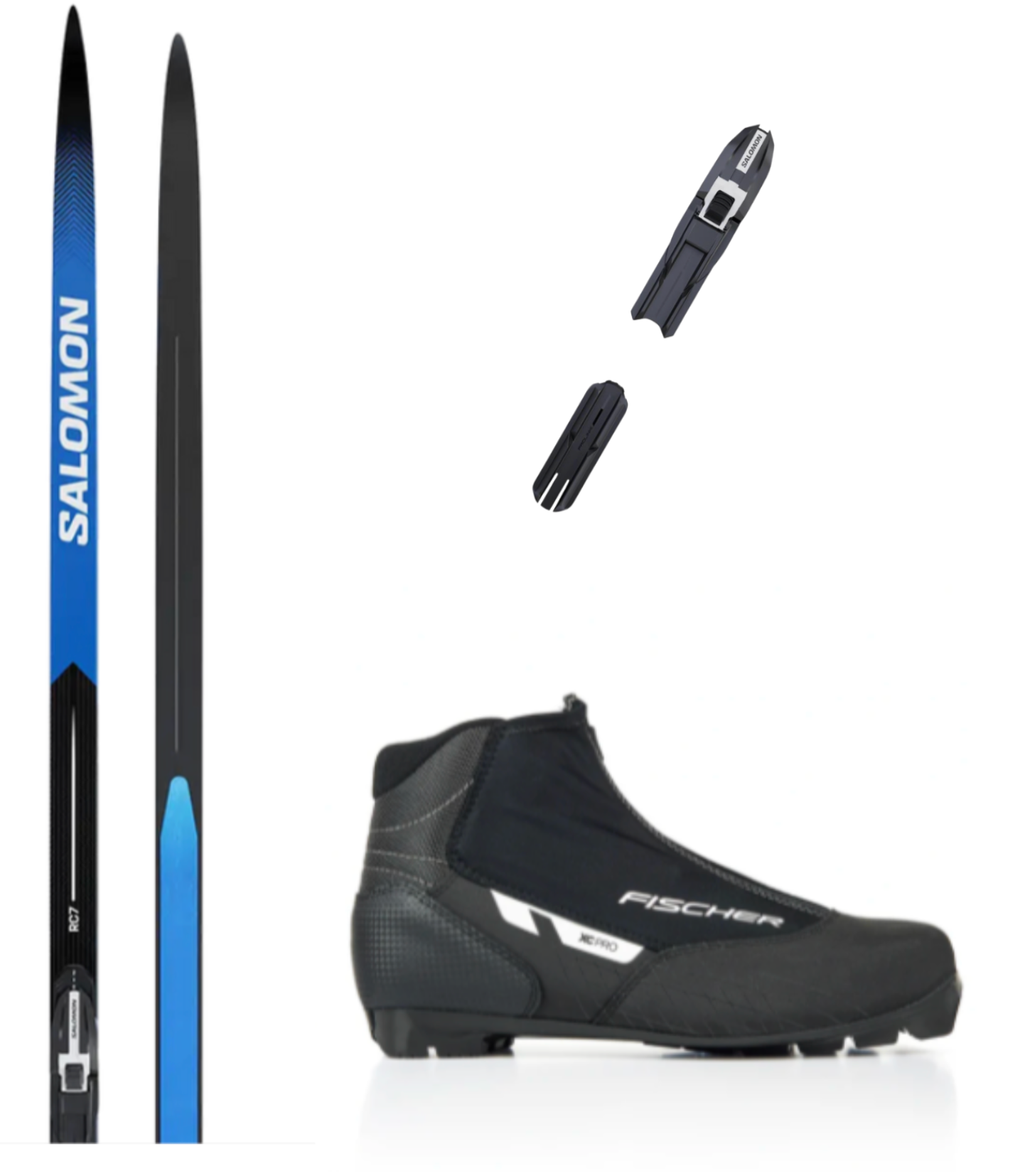 Salomon RC7 längdskidor paket med Pjäxor och Bindning - Sporthandlarn