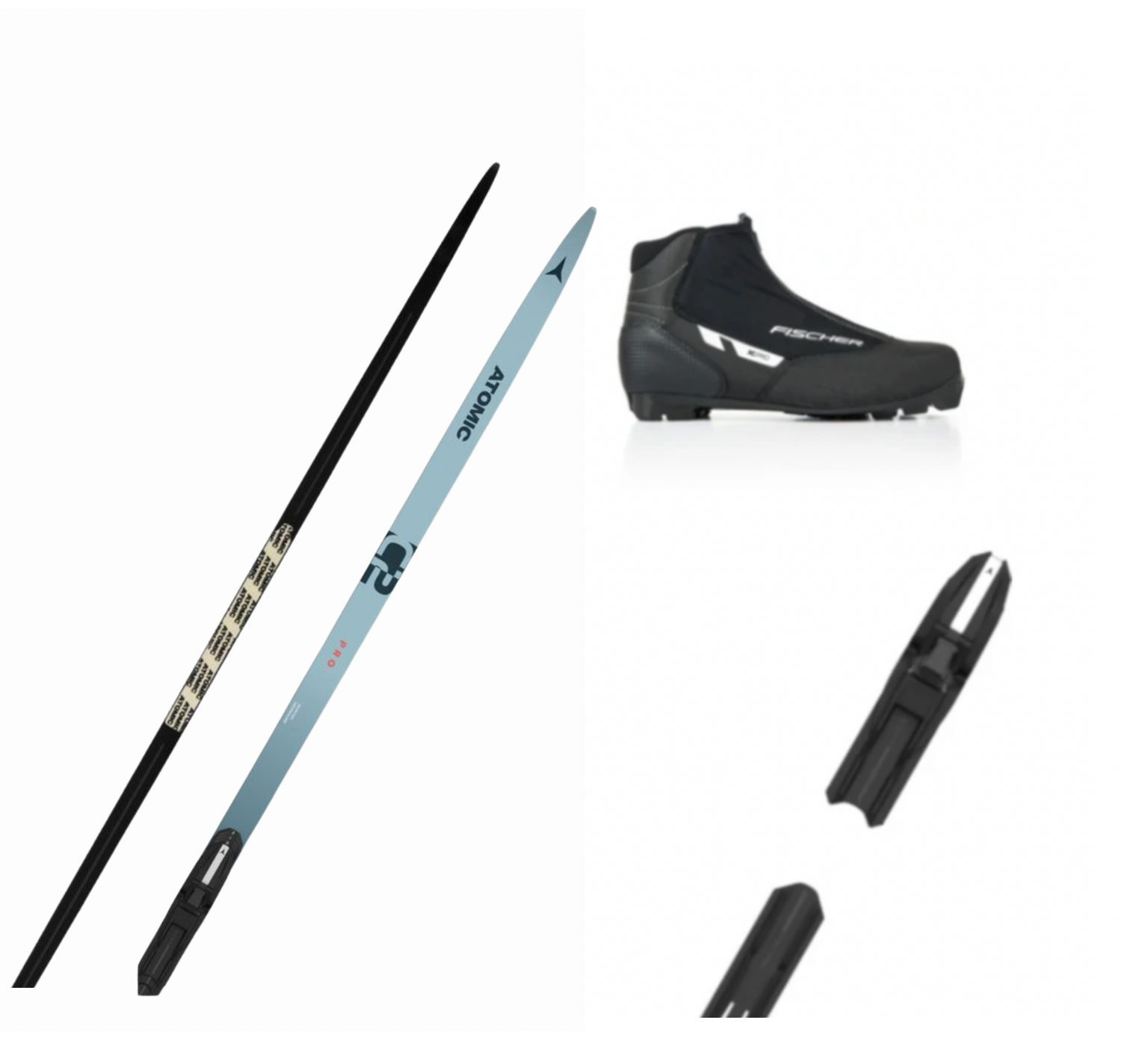 Atomic C2 Skin längdpaket med bindning och pjäxor 25/26