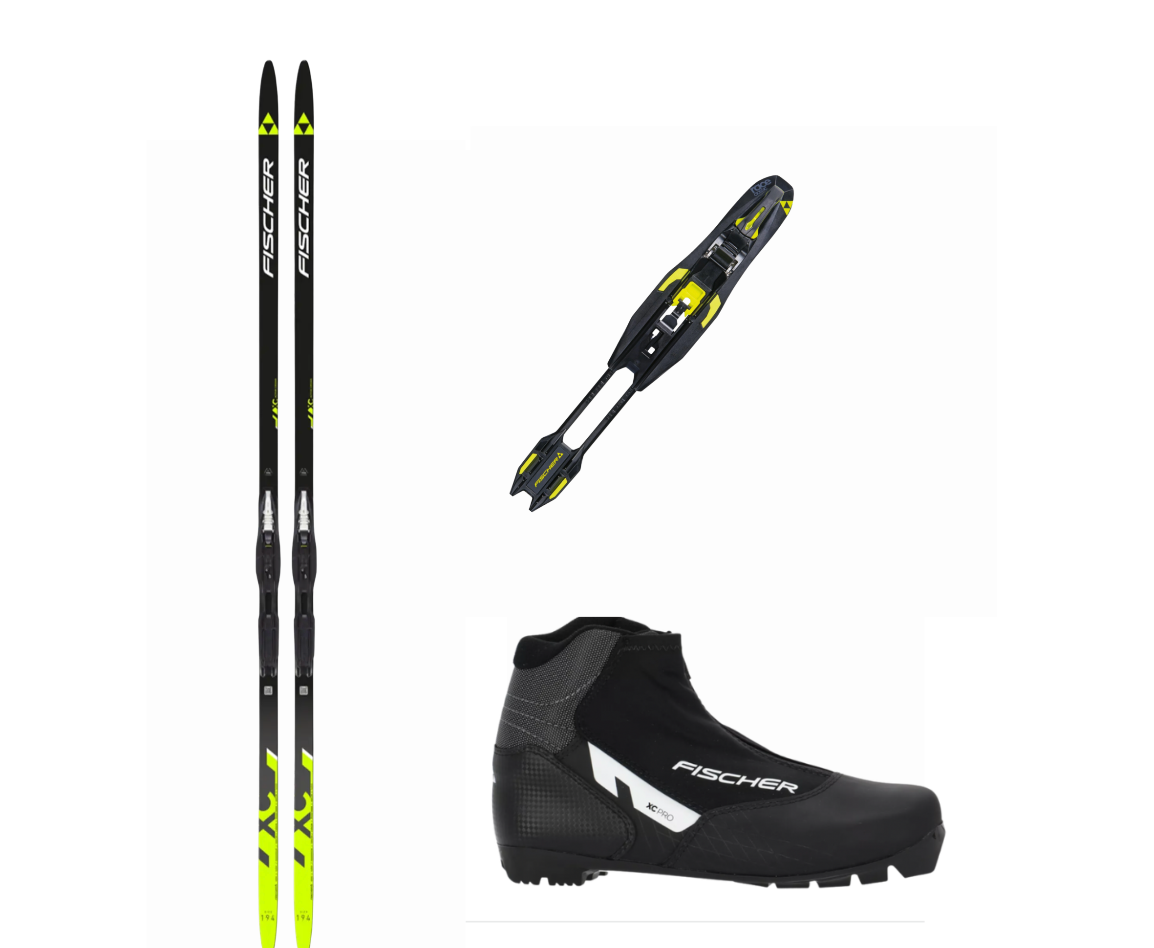 Fischer Twin Active Skin längdpaket med bindning och pjäxor