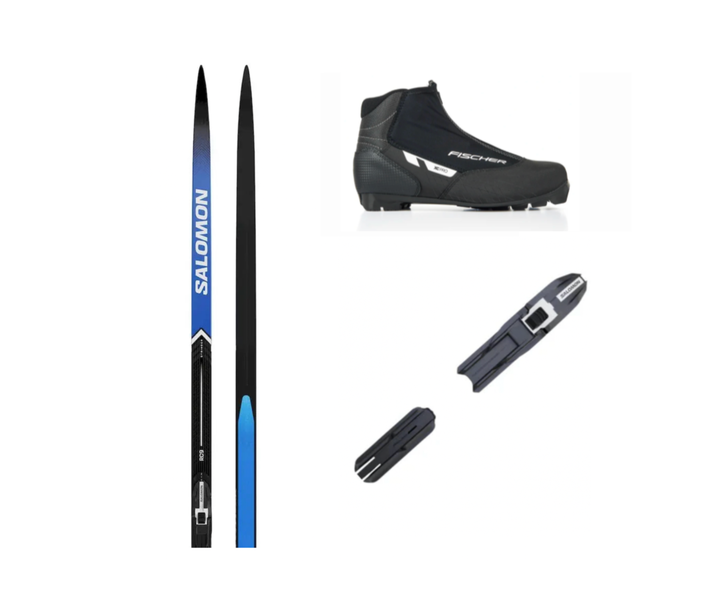 Salomon RC9 ESKIN Längdpaket bindning och pjäxor