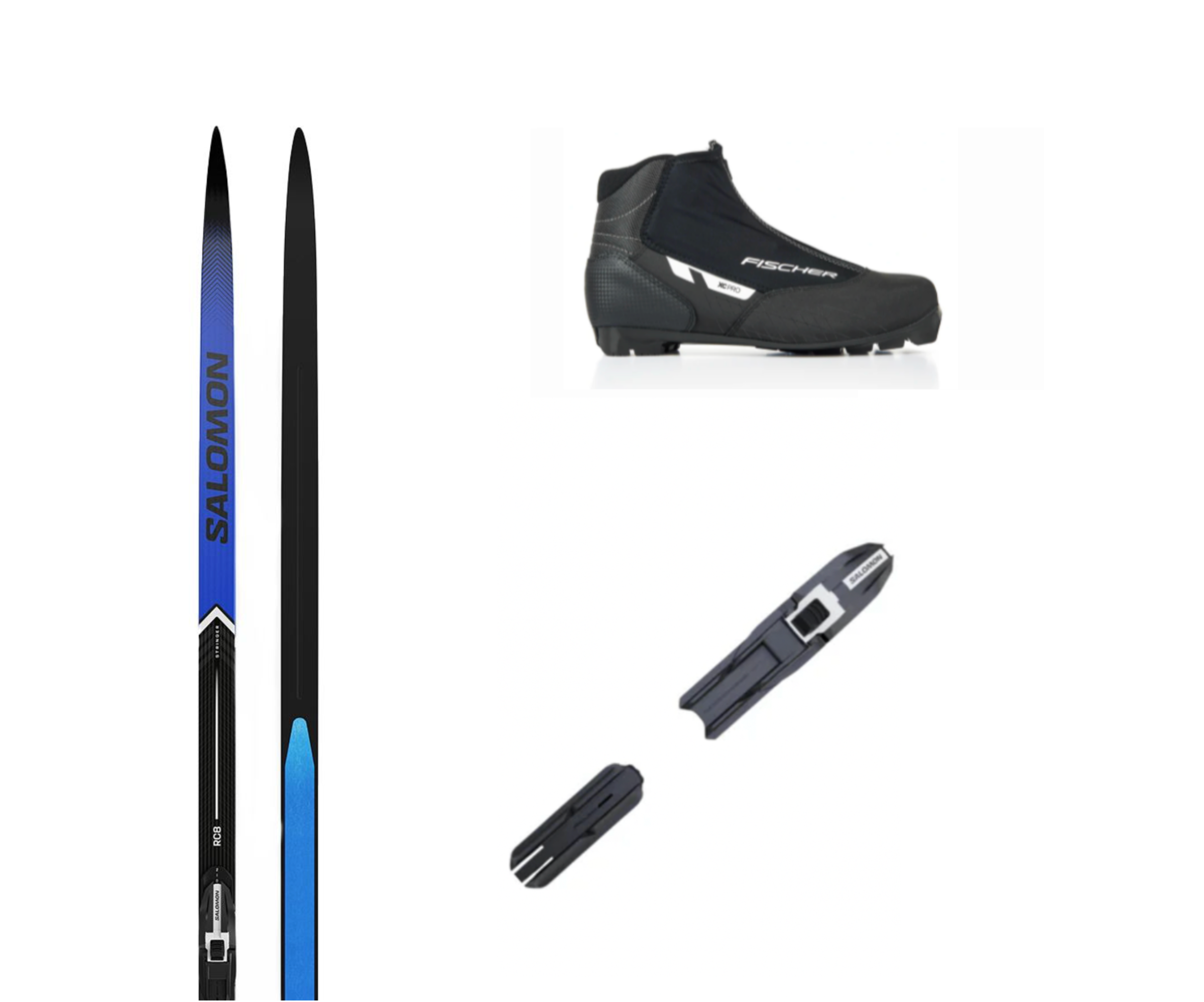 Salomon RC8 ESKIN Längdpaket med bindning och pjäxor