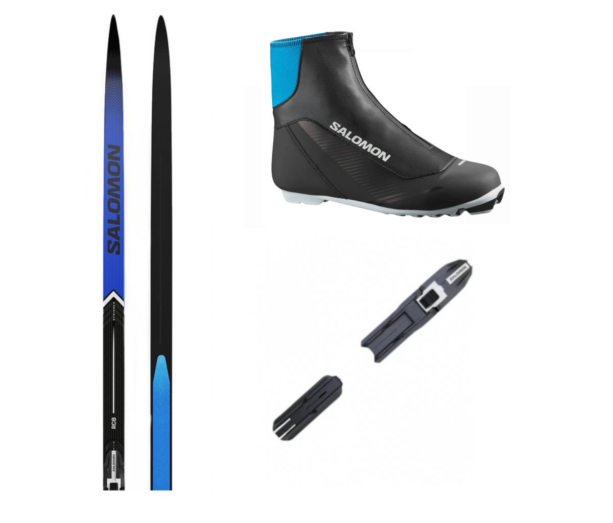 Salomon RC8 ESKIN Längdpaket med bindning och pjäxor 26/27