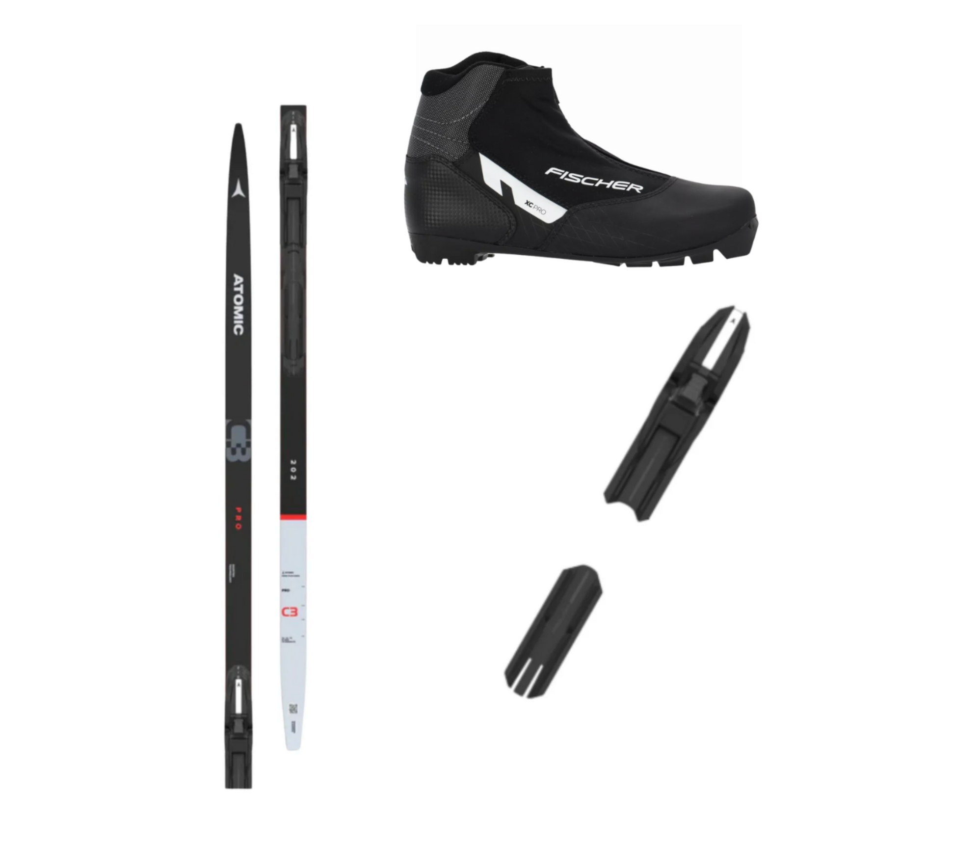 Atomic C3 Skin Längdpaket med Bindning och Pjäxor