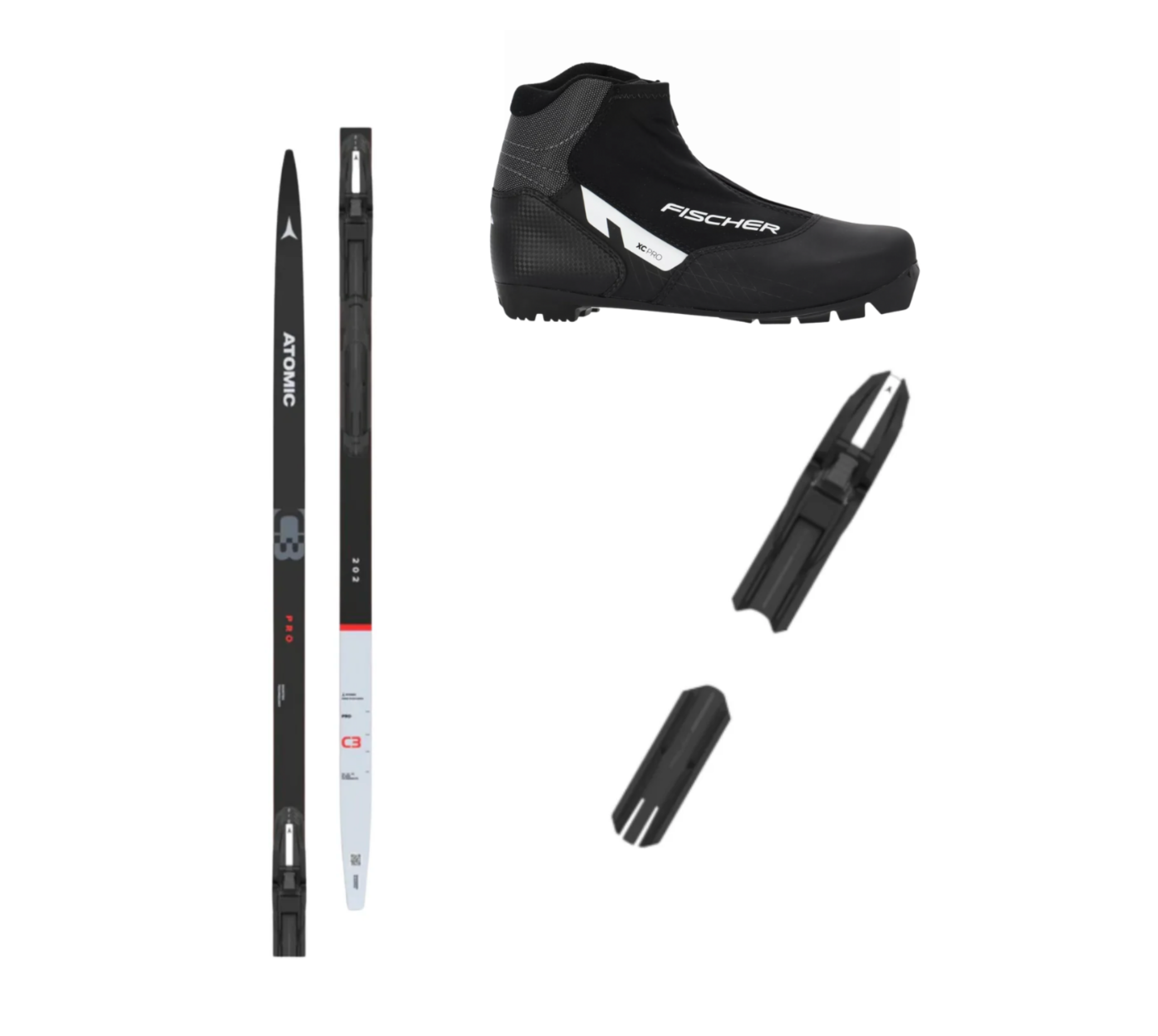 Atomic C3 Skin Längdpaket med Bindning och Pjäxor