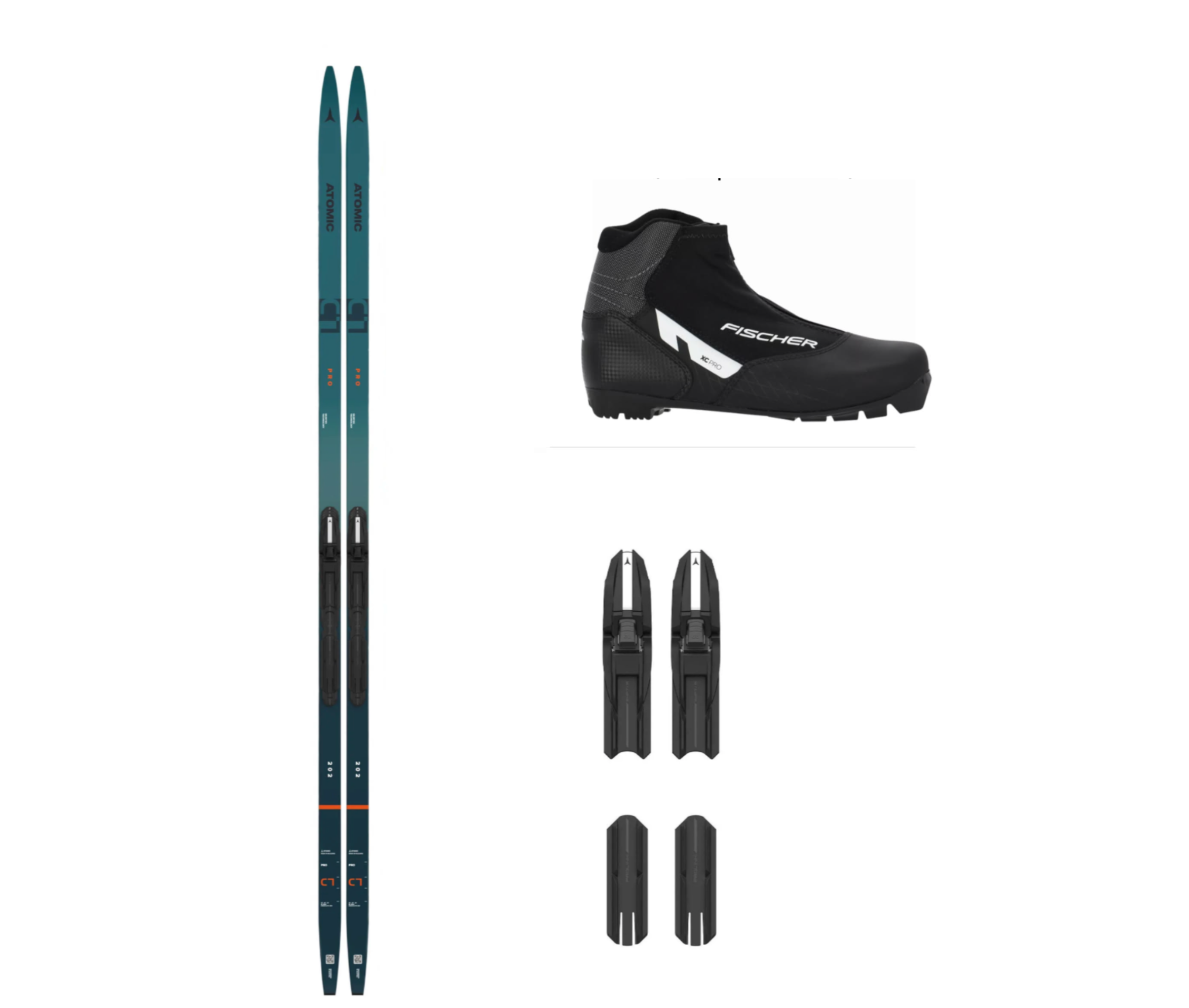 Atomic C1 SKIN längdpaket Binding och Pjäxor