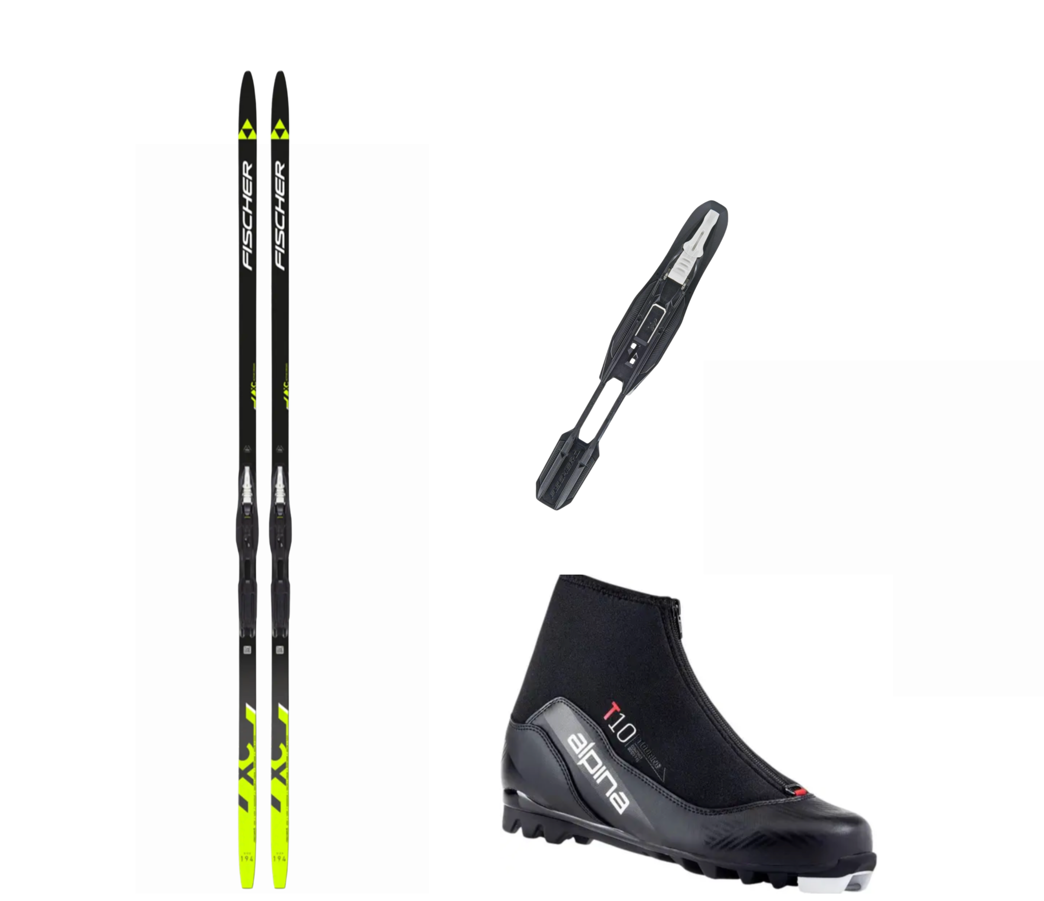 Fischer Twin Active Skin längdpaket med bindning och pjäxor