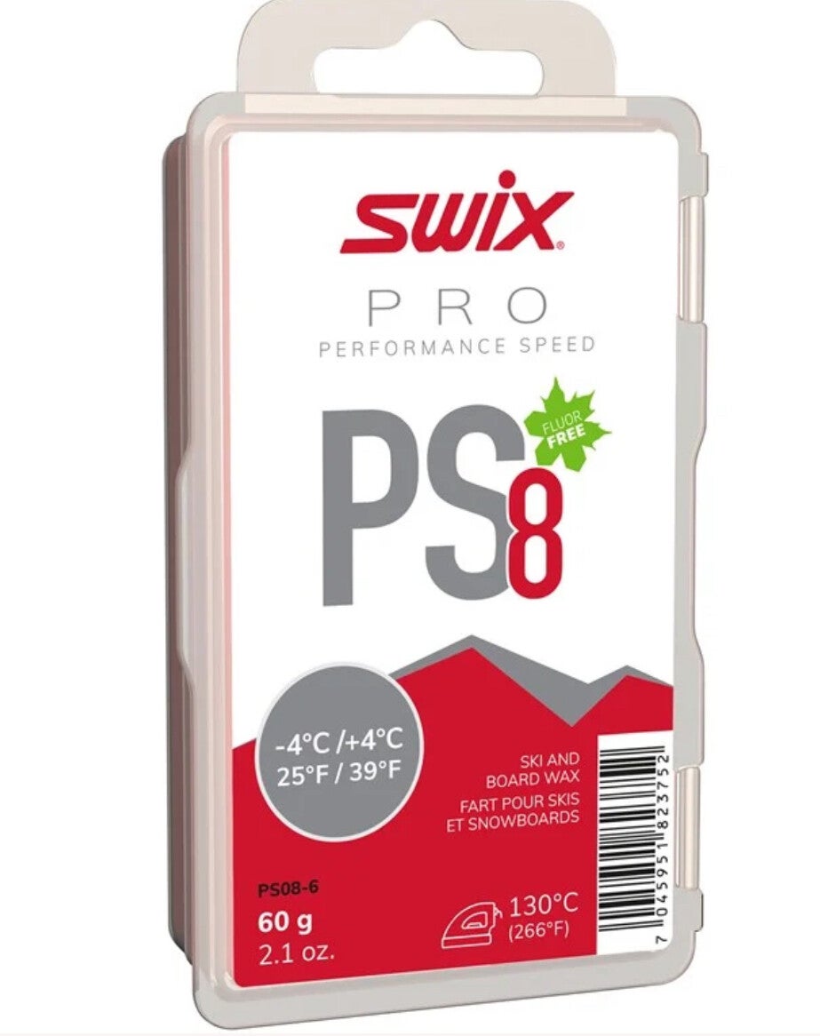 PS8 Red, -4°C/+4°C, 60g - Sporthandlarn