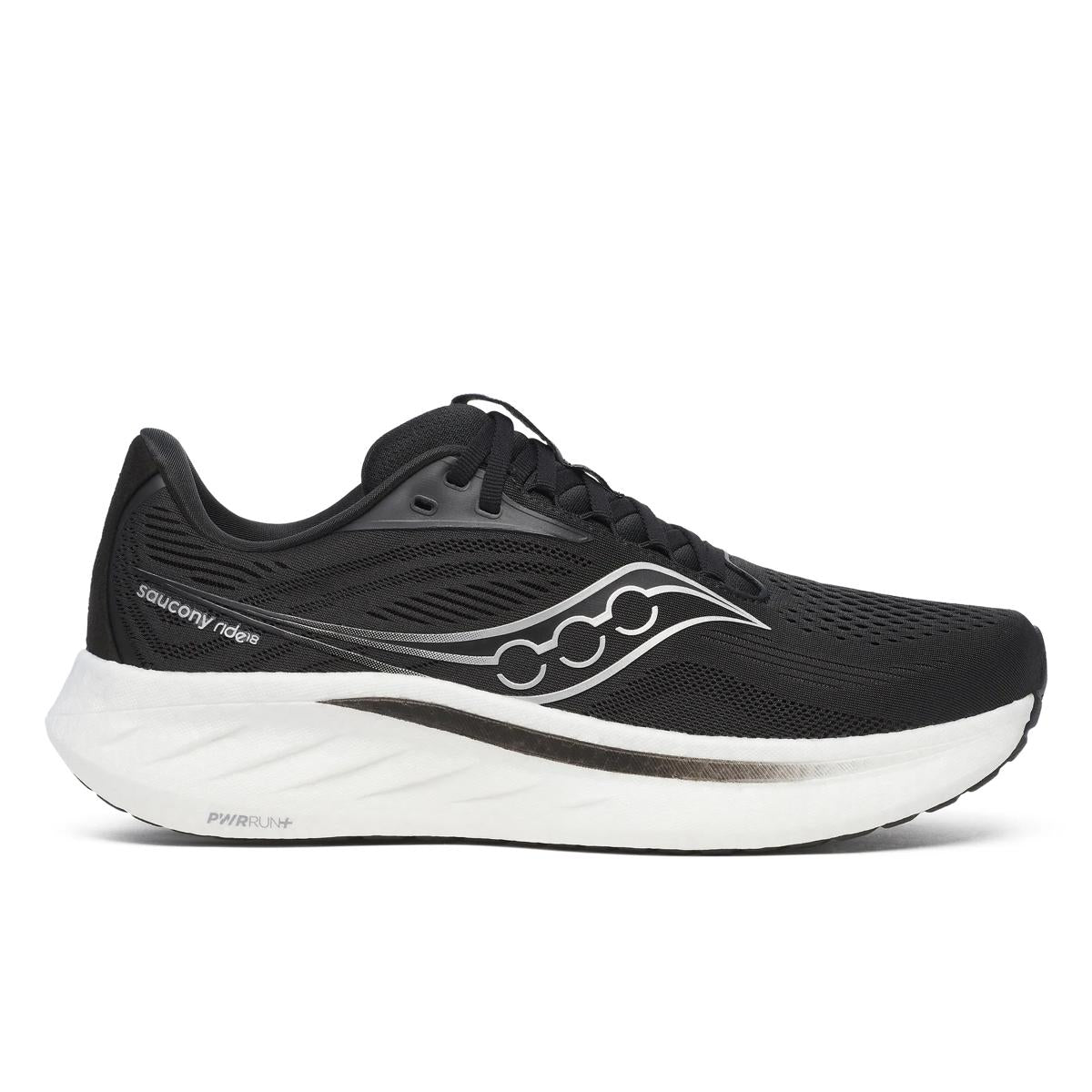 Saucony Ride 18 Men Black/White