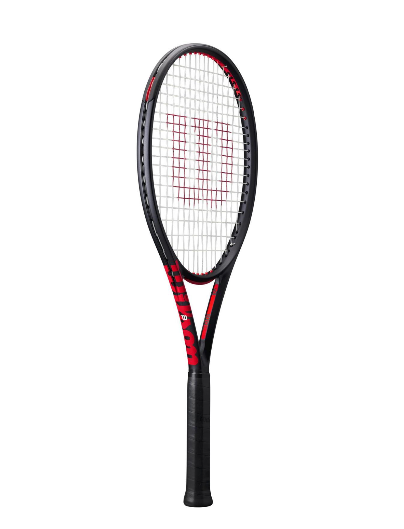 Wilson Clash 100L V3.0 tennis racket showing a sleek design and lightweight frame, perfect for players of all levels.