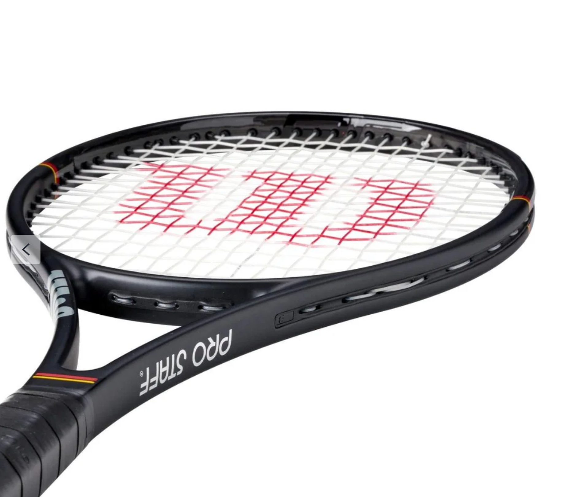 Wilson Pro Staff 97L Classic tennis racket with a sleek design and lightweight frame, ideal for performance players.