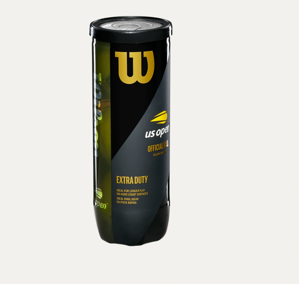 Wilson US Open XD tennis balls in a 1-pack, featuring bright yellow color and textured surface for optimal play.