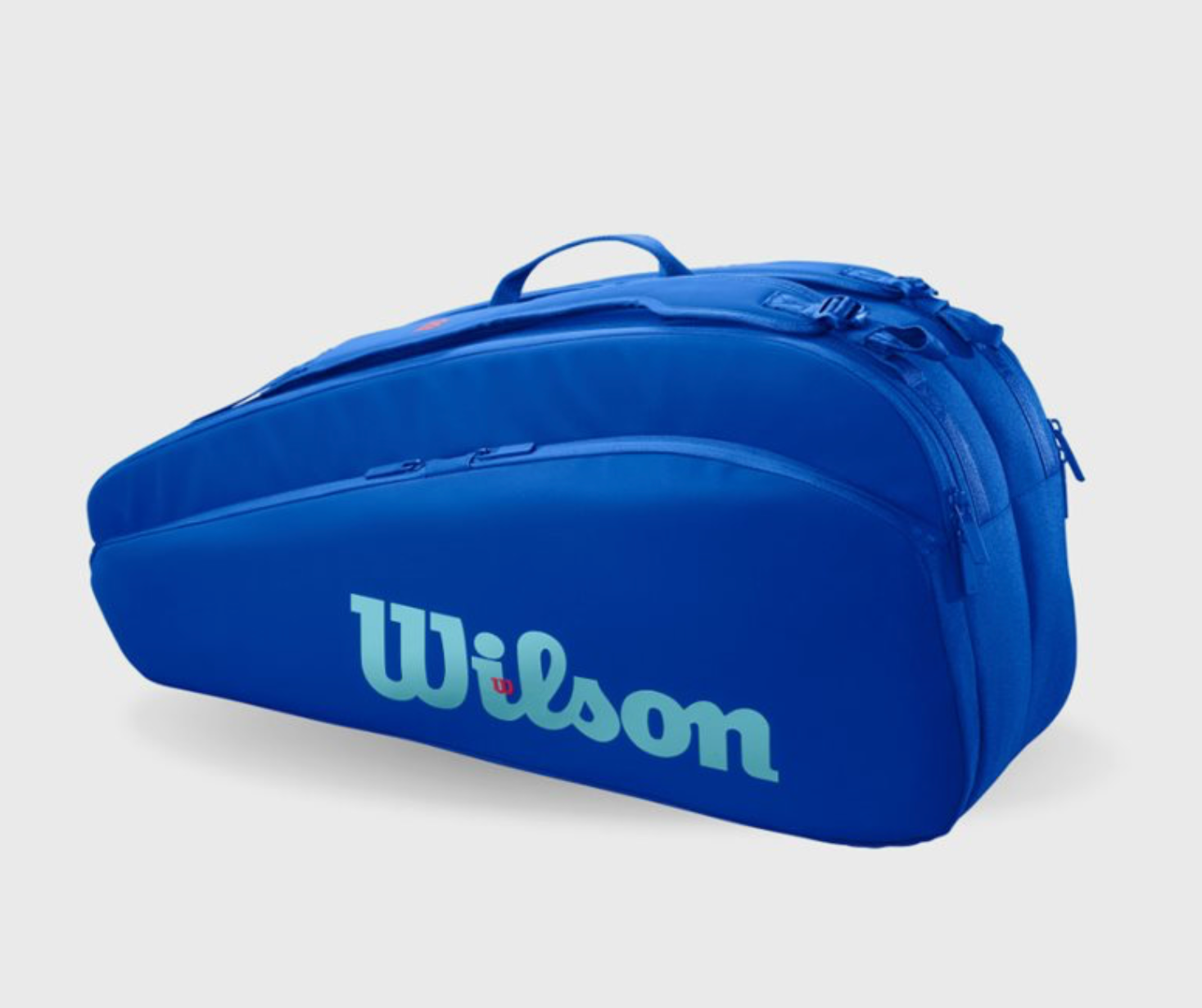 Wilson Ultra V5 Tour tennis bag featuring a sleek design and spacious compartments for gear and racquets.